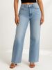 K Jeans Retro Plus Size Women's Clothing Slim Fit And Slimming Straight Leg Lifting Pants Casual Pants_mkmklike.com
