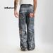 Pure Selected By Jiezhan|Zhangzi Active Digital Print Jeans Men's European Size Trendy Brand Autumn Winter New Straight Long_mkmklike.com