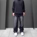 Men's Clothing Men's Straight Leg Washed Distressed Jeans Casual Trendy Sports High Street Japanese Retro Pants Spring Autumn For Students_mkmklike.com