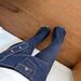 Women's Clothing American Style High-Waisted Flared Jeans For Women Faux Two-Piece Set Trendy Ins Hot Item Comfortable Fit Denim_mkmklike.com
