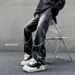 Tie-dye Jeans Men's Straight Loose Wide-leg American High Street Pants Trendy Brand Ruffian Handsome Fried Street Design Trousers_mkmklike.com