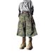 Retro Camouflage Cropped Pants High Street Style Wide Leg Summer Cool Men's Clothing Denim Shorts For Spring And Summer_mkmklike.com
