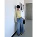 ICC Early Spring New Model, High-end Large Silhouette A-line Slimming Women's Wide-leg Jeans, Model 1759_mkmklike.com