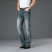 Men's Speaker Loose Men's Big Denim Wide Leg Pants_mkmklike.com