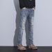 New Vintage Distressed Ripped For Men, Casual Comfortable Versatile Slim Straight Skinny Jeans_mkmklike.com