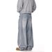 American Retro Washed Jeans Men's Trendy Brand High Street Straight Versatile Loose Casual Wide-leg Trousers_mkmklike.com