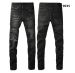 Mens Ripped Hole Designer High Quality Straight Retro Washed Motorcycle Jeans Purples Brands Jeans Hip Hop Fashion_mkmklike.com