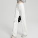 Shisanxing·Yunheyu Popular Style Fleece-lined Thickened Retro High-waisted Straight-leg Jeans For Women, Loose Wide-leg_mkmklike.com