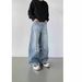 Retro Washed Distressed Wide Leg Scimitar Jeans Whiskered American Style Factory Direct Sales For Men And Women New Arrivals_mkmklike.com