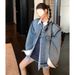 Chicco Vintage Design Denim Workwear Women's Autumn New Niche Versatile Plus Size Jacket Top Trendy_mkmklike.com