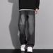 2025 New Loose Straight Long Washed Vintage Retro Jeans Men High Street Wide Leg Versatile Casual Pants_mkmklike.com