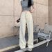 ng2510292 Ng2510292 Ng2510292 Heavy Jacquard Jeans For Women, 2025 New Model, Ins-style Design, Slimming Straight-, Versatile_mkmklike.com