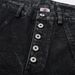 American Heavy Industry Washed Vintage Denim Flared Men's Loose Wide-Leg Button Front Design Floor-Length Pants_mkmklike.com
