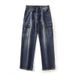 Autumn New Jeans Men's Multi-bag Wide-leg Overalls Men's Trendy Washed American Straight Jeans Men's Clothing Factory_mkmklike.com