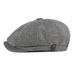 Hot Sale Men Newsboy Thin Vintage Herringbone Octagon Spring Summer Cap Breathable Women Casual Striped Berets Flat Hat_mkmklike.com