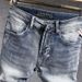 Men's Vintage Light Wash Slim Straight Leg Jeans Fashion Retro Distressed Denim Trousers Faded Look_mkmklike.com
