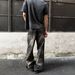 Men's American Retro Heavyweight Cleanfit Whisker Print Jeans Loose Fitting Casual Straight Leg Wide Leg Trousers_mkmklike.com