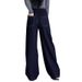 Clair Clair Elastic Denim Blue Jeans Wide Leg 2025 New Spring Autumn Banana Loose High Waist Sickle Scythe Pants_mkmklike.com