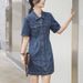 French Polo Dress For Women In The Summer Of 2025, With High-End Cool Style, Featuring A Cinched Waist And Slimming_mkmklike.com