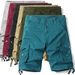 Men's Clothing Casual Camouflage Multi Color Work Shorts Large Size Multi Pocket Five Point Pants_mkmklike.com
