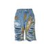 Women's Clothing Women's Colorful Hand Painted Distressed Jeans Style Sourced Denim Clothing For Formal & Casual For Women_mkmklike.com