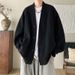Solid Color Lazy Style Trendy High-end Brand Cardigan Spring And Autumn Loose Casual Jacket Hot Sale Men's Clothing_mkmklike.com