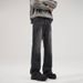 Men's Clothing American High Street Autumn New Washed Bamboo Cotton Jeans Loose Flared Distressed Wide Leg Pants_mkmklike.com