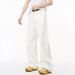 Men's Clothing Korean Style Simple Solid Color Casual Jeans Elastic Waist Versatile Straight Leg Trendy Clothing_mkmklike.com