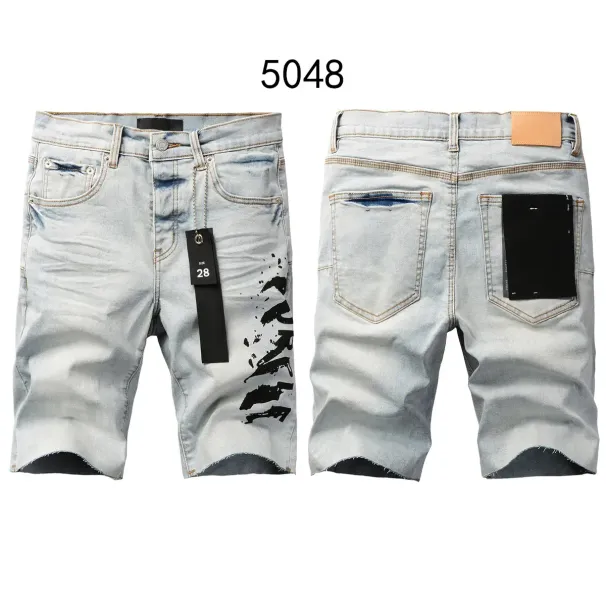 Mens Fashion Designer Jeans Casual Distressed Ripped Bikers Womens Denim Cargo For Men Black Pants Y_mkmklike.com
