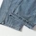 American Style Loose Wide-Leg Jeans For Men, Trendy Brand, Distressed Washed Faded Straight-Leg Pan, Versatile Dad_mkmklike.com