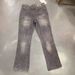 Men's Clothing Men's Grey Washed Flared Jeans | Cleanfit Straight-Leg Stretch Denim Pants | Casual Streetwear With Distressed Details_mkmklike.com