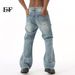 EF JEANS | 2024 New Product, American Trendy Brand Street Hole Personalized Versatile Graffiti Casual Jeans_mkmklike.com