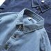 Retro Solid Color Multi Pocket Denim Long Sleeved Shirt For Men, Loose And Versatile Casual Workwear Shirt_mkmklike.com