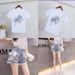 New Suit Summer European Goods Flower Embroidery Loose T Shirt Denim Shorts_mkmklike.com