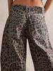 K Loose-fitting Mid-rise Straight-leg Women's Jeans_mkmklike.com