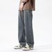 Men's Jeans Autumn Hot Sale Loose Straight Wide-Leg American Style Trendy Brand Workwear Casual Pants For Men_mkmklike.com