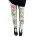 American High Street Amy New Jeans Men's Versatile Ripped Pink Patch Slim Straight Casual Long Pants_mkmklike.com