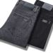 Men's Slim Fit Straight Leg Jeans - Stretch Denim Pants For Casual Wear | Comfortable & Stylish | Black & Gray Options_mkmklike.com