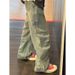 Men's Retro Style Straight Leg Loose Fit Scimitar Wide Leg Jeans Washed Distressed Finish American High Street Trendy Cool_mkmklike.com