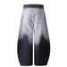 Trendy Brand Street Splicing Curved Knife Wide Leg Jeans For Women In Autumn 2025, Fashionable Loose Fit Slimming High_mkmklike.com