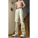 Men's Retro Trendy Washed Flared Jeans Slim Fit Casual Trousers High Street Vibe Durable Straight Leg Mid Waist_mkmklike.com