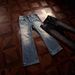 Premium Selvedge Denim Bootcut Jeans With Natural Whisker Wash - Classic Low-Rise Straight Leg For Men & Women_mkmklike.com