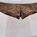 Women's High-Waisted Thigh- Revealing Denim Shorts Style Leopard Print Double Button Curved Design Hot Pants New Fashion_mkmklike.com