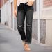 Women's Mid-Rise Stretch Denim Jeans – Comfortable Straight-Leg Ripped Pants For Casual & Daily Wear_mkmklike.com
