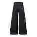 High Street Design Thorn Embroidery Loose Wide-Leg Denim Men's Hip-Hop Trend Niche Big Flare Floor-Length Pants_mkmklike.com