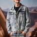 Pulse Pulse Maple House Clothing / Men's Distressed Trendy Autumn Winter European American Style Casual Denim Top Workwear Jacket_mkmklike.com