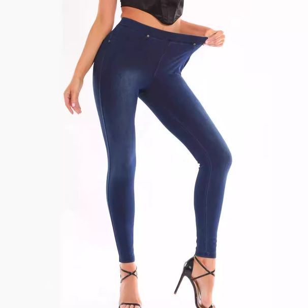 Women's Washed Denim Jeans With Four-Way Stretch Butt-Lifting Effect 50-100kg High-Waisted European And Versatile Casual_mkmklike.com