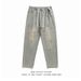 American Washed Distressed Jeans Men's 2025 Summer Straight Tube Loose High Street Vibe Style Long Pants_mkmklike.com