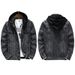 New Men's Casual Jacket Autumn Winter Trendy Brand Retro Slightly Loose Thickened Hooded Denim Jacket Men_mkmklike.com