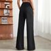 Women's Clothing Leg Jeans Classic Versatile Classic Black Straight Leg Jeans - High Waist Comfortable Cotton Denim Pants For Casual & Office Wear_mkmklike.com